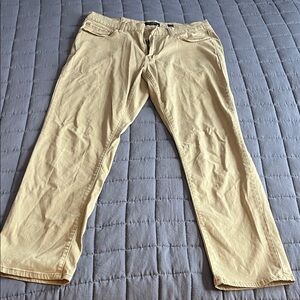Lucky Brand Men's 410 Athletic Slim Tan Khaki Pants - Size 34/32
